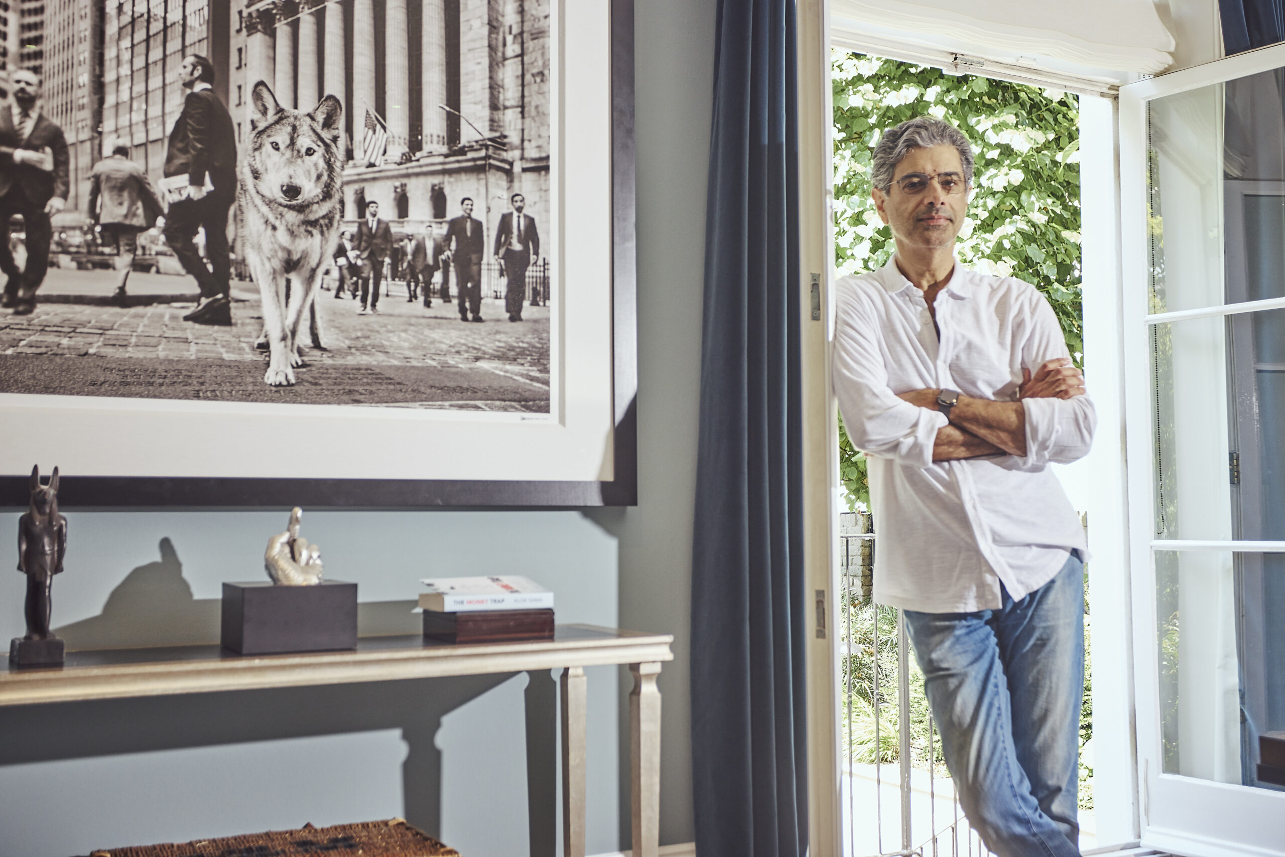 Alok Sama at his home in west London